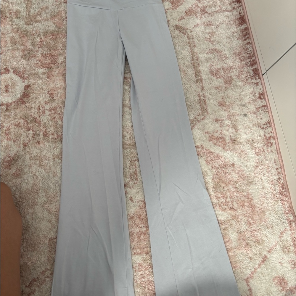 Zen blue fold over legging